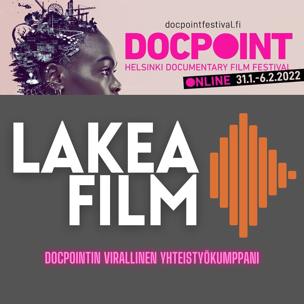 Lakea Film toimii Helsingin dokumenttielokuvafestivaali Docpointin virallisena yhteisty&ouml;kumppanina. Upeita elokuvia suoraan kotisohville l&auml;pi koko viikon! 🍿 
Ohjelmistossa my&ouml;s Lakean v&auml;en tuottamaa sis&auml;lt&ouml;&auml;. 🥳
@d
