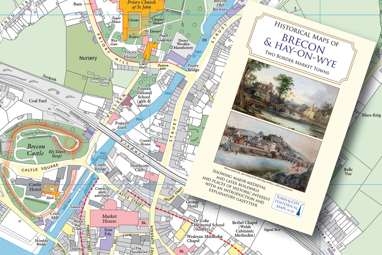 New Historical Map of Brecon