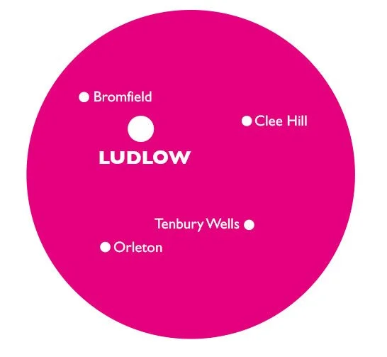 Local Ludlow magazine distribution map