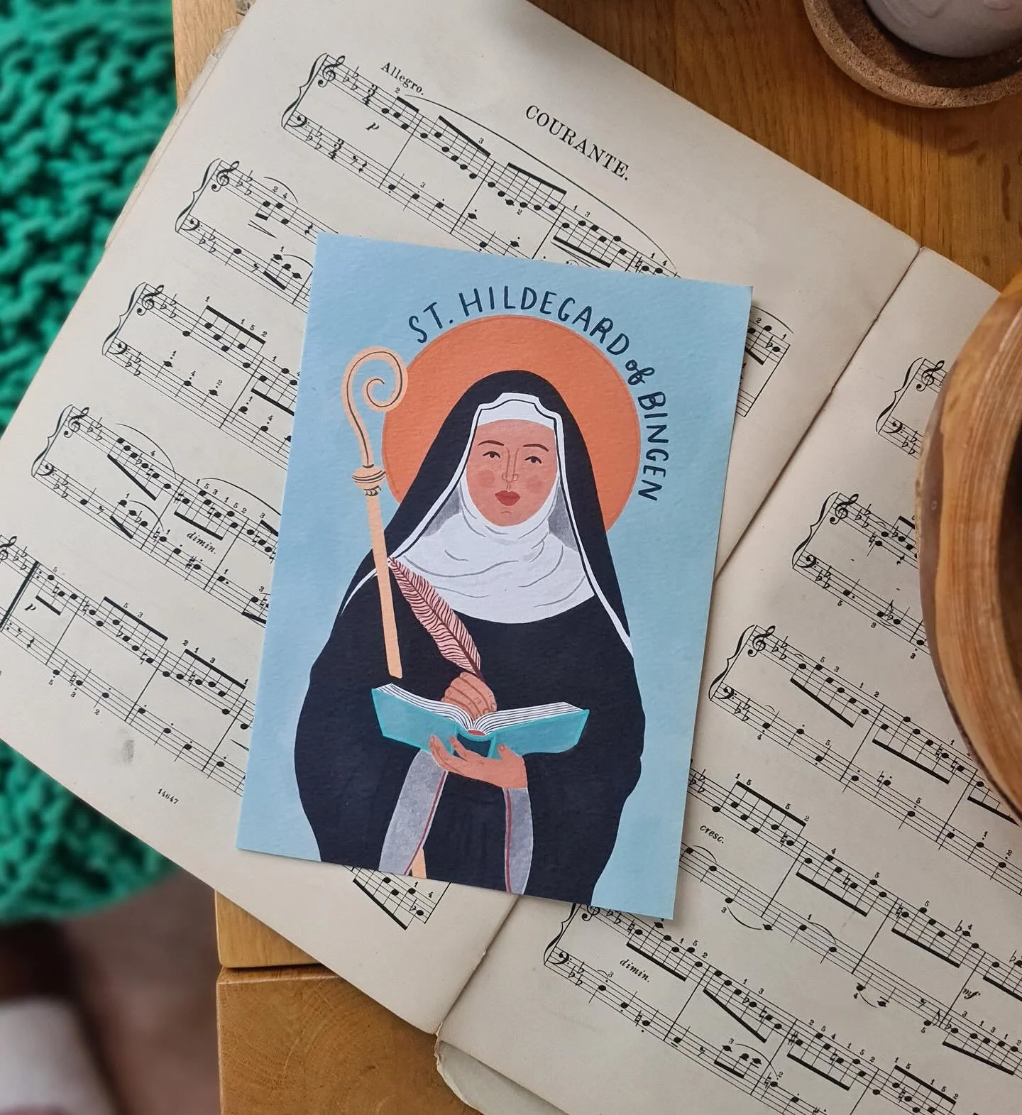 Saint Hildegard of Bingen 🎼🍂

As well as being a spiritual powerhouse, St Hildegard was probably a &lsquo;genius&rsquo;. She was extremely well-versed in music (she composed many works), scientific natural history, herbal medicine and philosophy, t