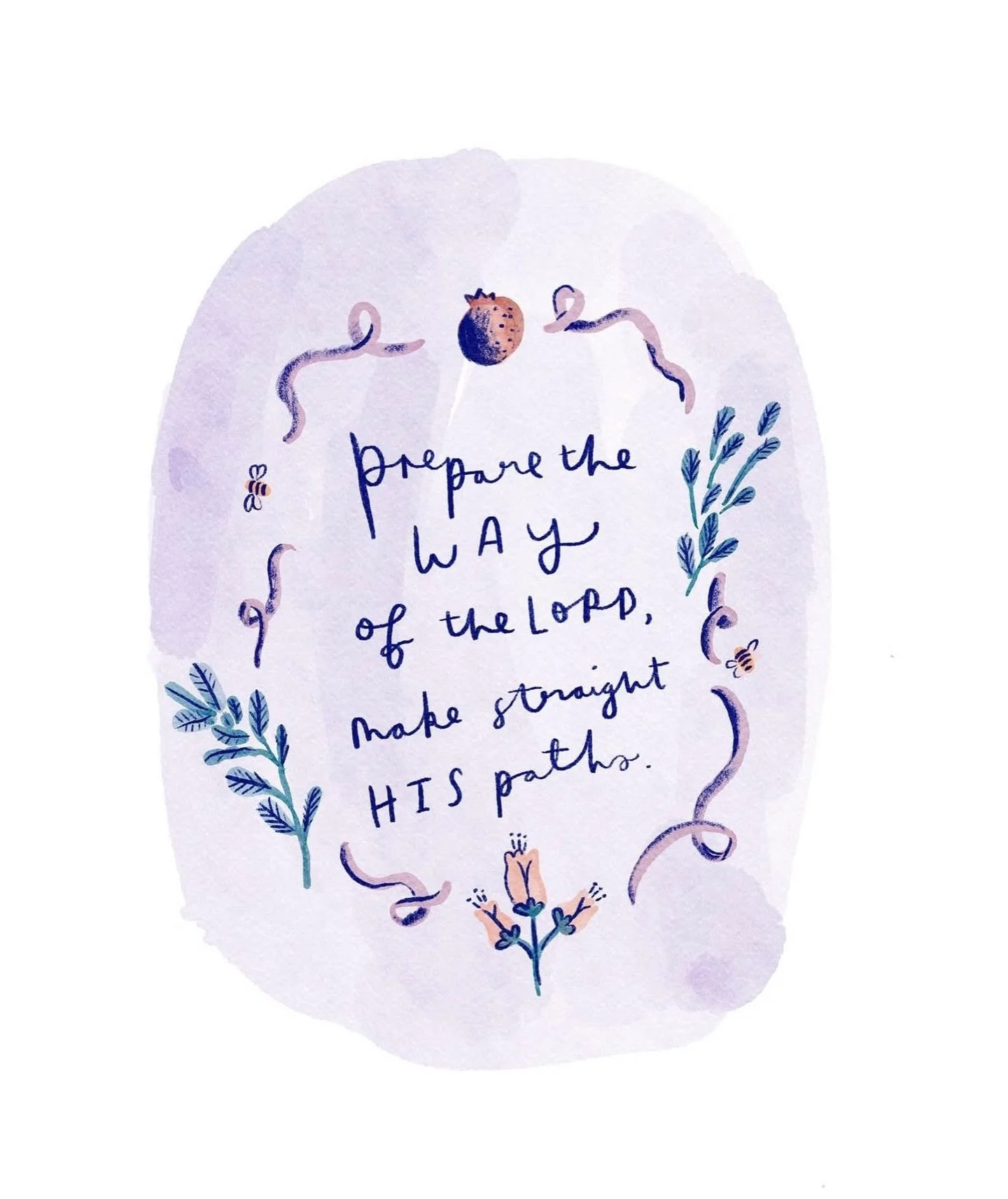 &ldquo;Prepare the way of the Lord, make straight His paths.&rdquo; - Mt 3:3 🌿🌱