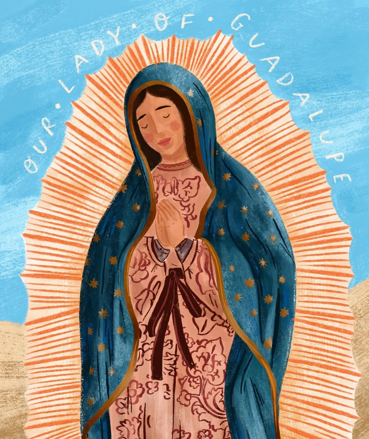 Happy feast day of Our Lady of Guadalupe! 🩵🌸