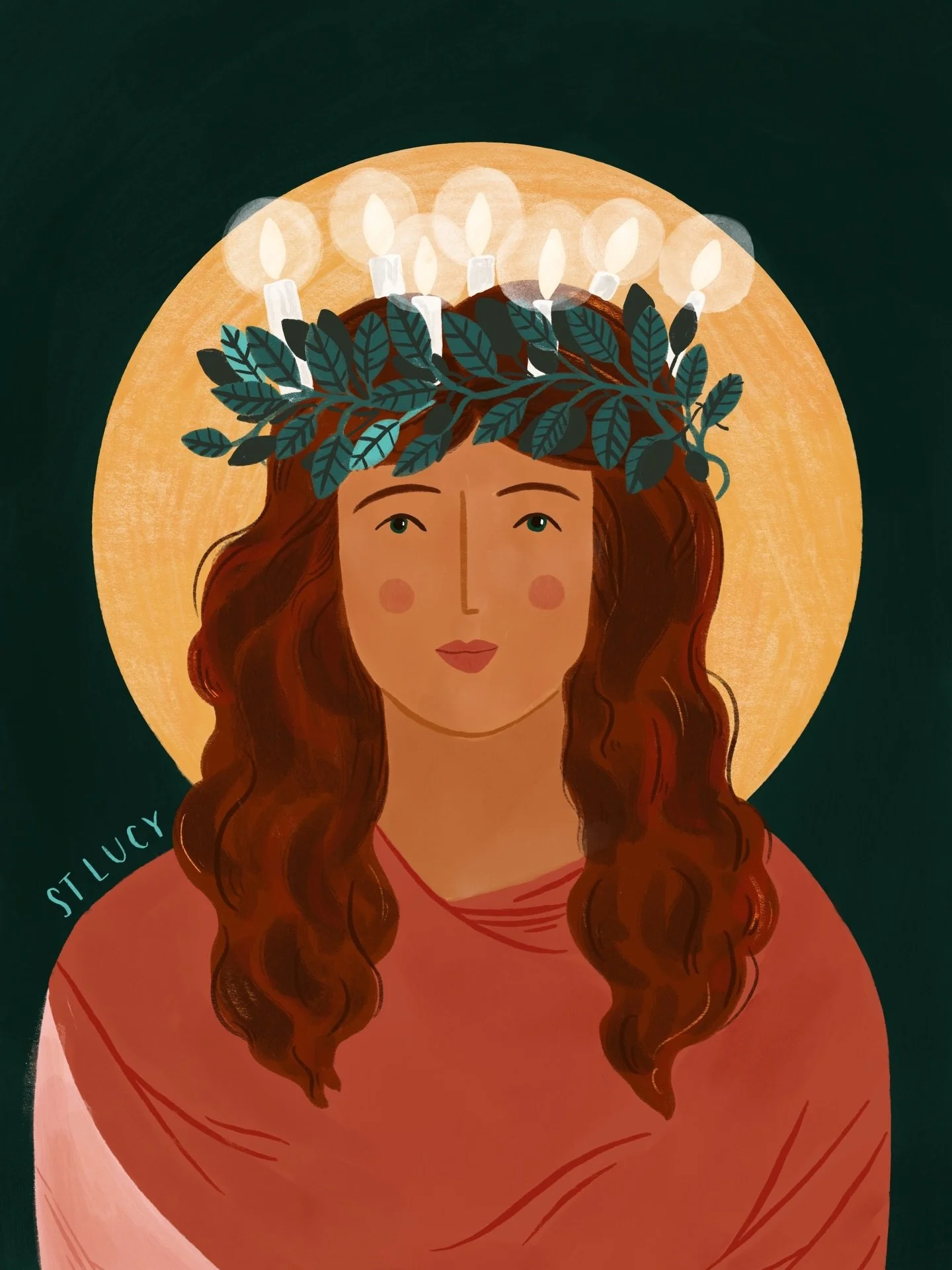 Saint Lucy! 🌿🕯️🎂

This is such a beautiful feast day to celebrate - full of baked goods and light! St Lucy was a young martyr who lived in the 4th Century AD. Her death was truly horrendous but her story continues to reflect the light of Jesus. It