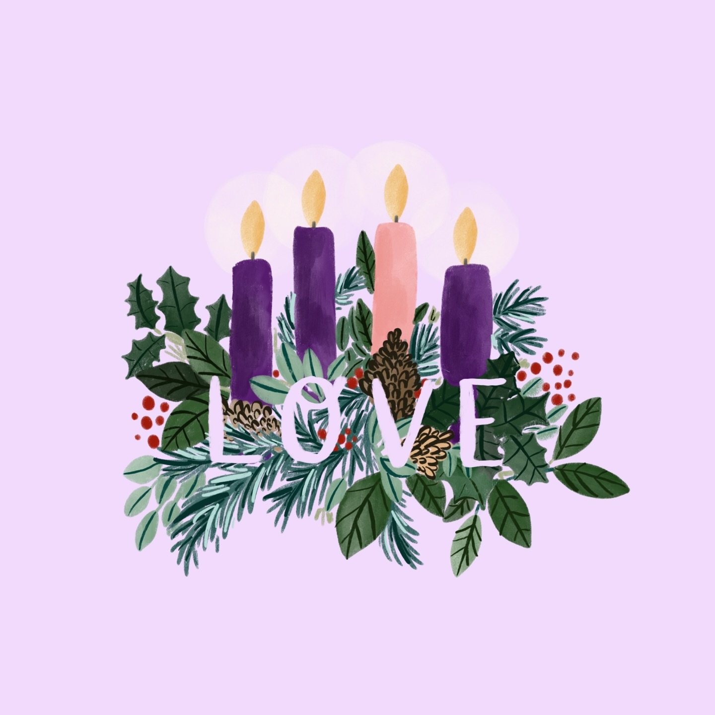 The Fourth Sunday of Advent 💜

Enjoy the last few days of Advent before Christmas begins.