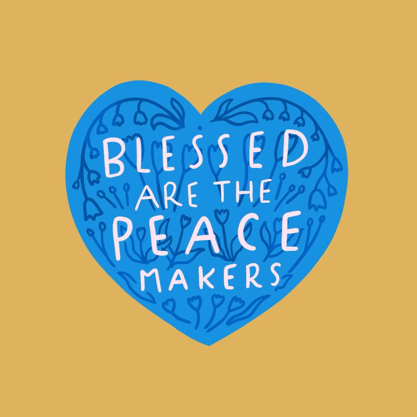Blessed are the peacemakers&hellip;

Being a peaceMAKER is definitely a bit more uncomfortable than being a peaceKEEPER, do you think? I know this verse from the beatitudes challenges me as an introvert who tends towards the passive and hates confron