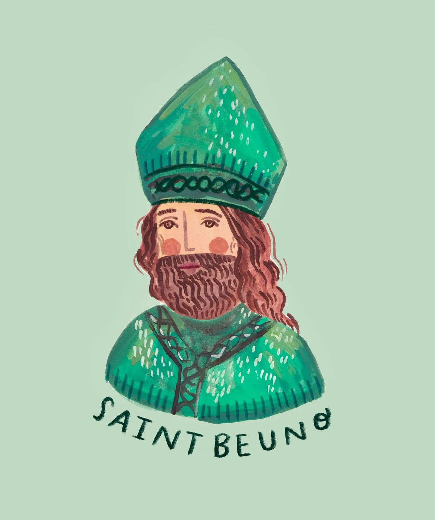 Saint Beuno 🌿

Not much is known about this saint from the 7th century, but we do know that he was an abbot in northern Wales and was reported to have performed several miracles (including raising St Winifred from the dead). 

These slightly obscure