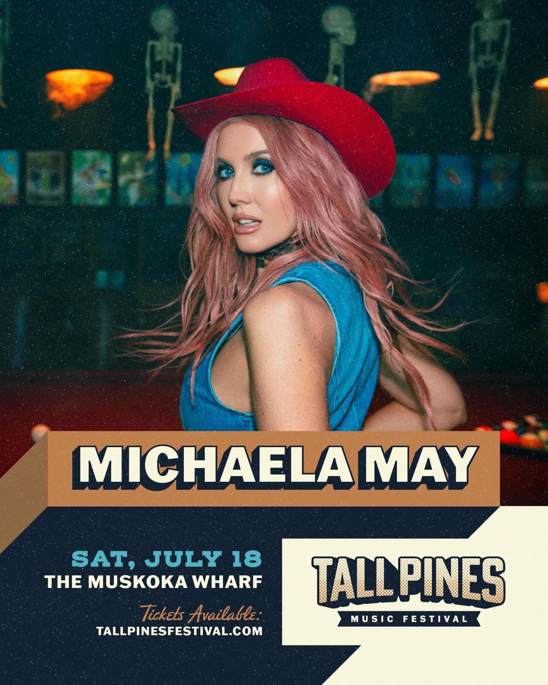 Michaela May is a Scottish-born, Toronto-based singer-songwriter carving her own lane in country music. Known for infectious melodies, emotionally honest songwriting, and a rebellious cinematic edge, she blends vivid storytelling with a bold, contemp