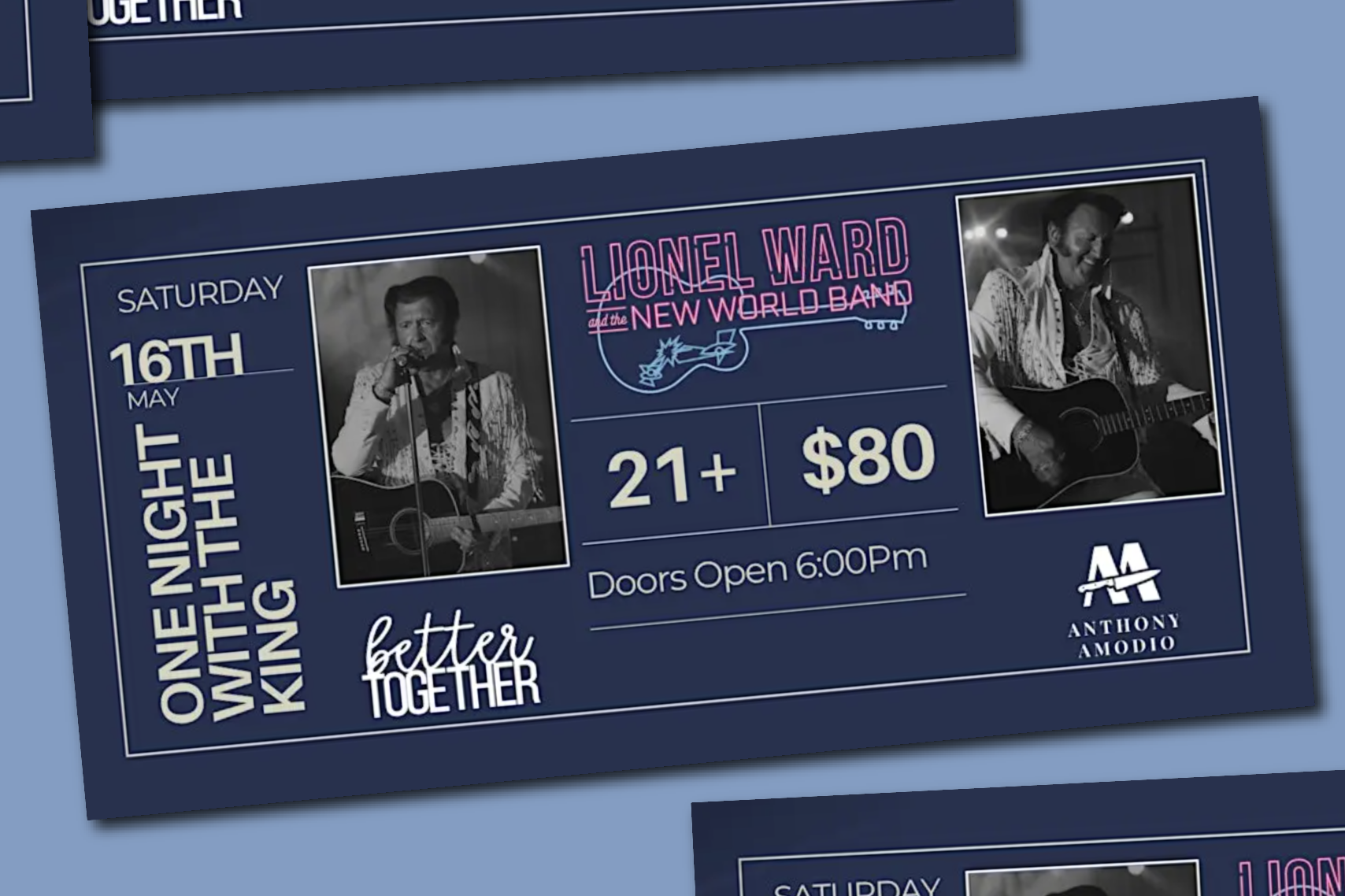 One Night with The King: A Fundraiser for The Better Together Center