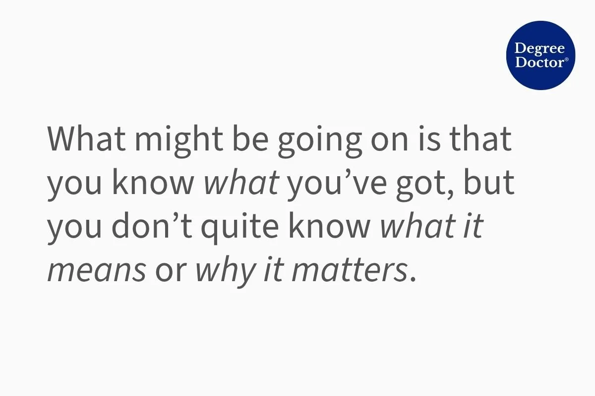Quote about the PhD findings chapter in qualitative research