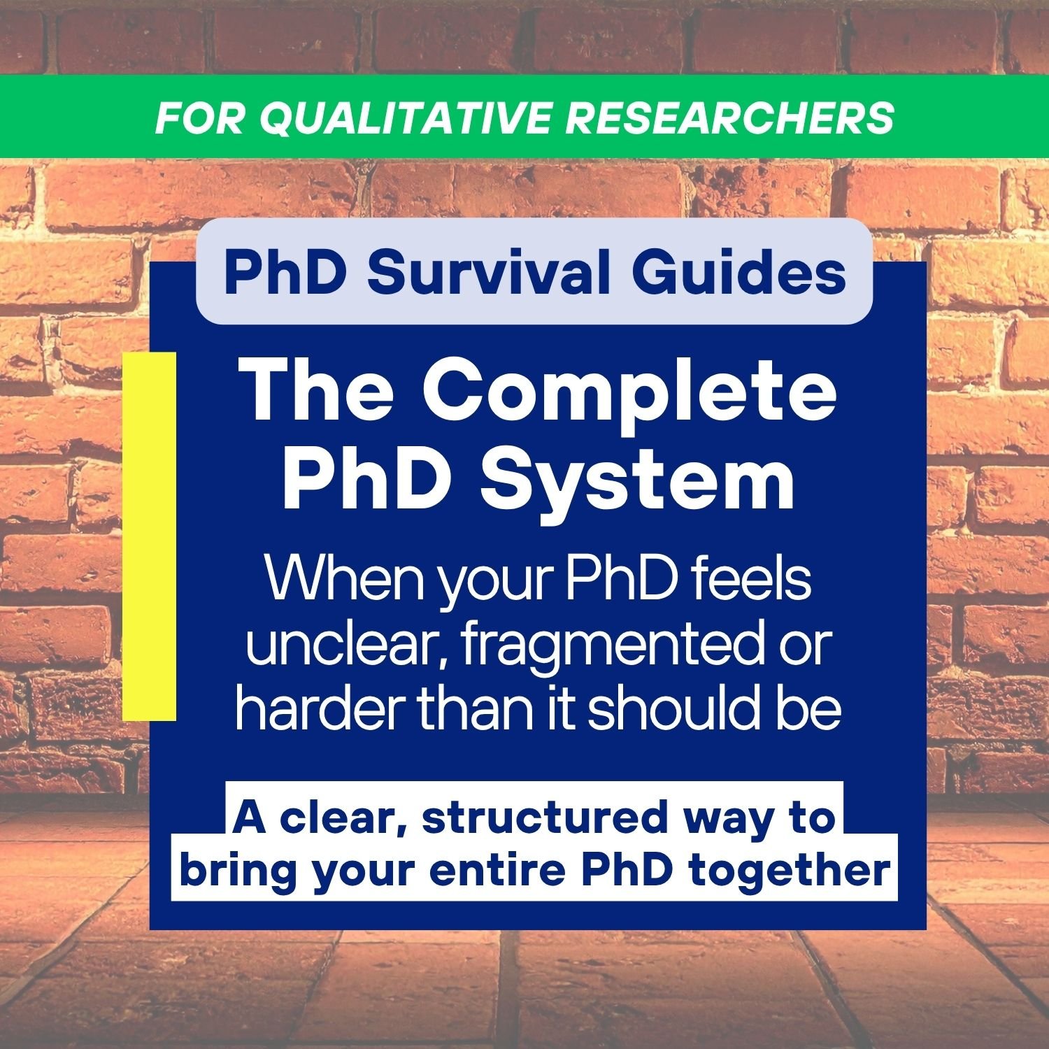 The Complete PhD System