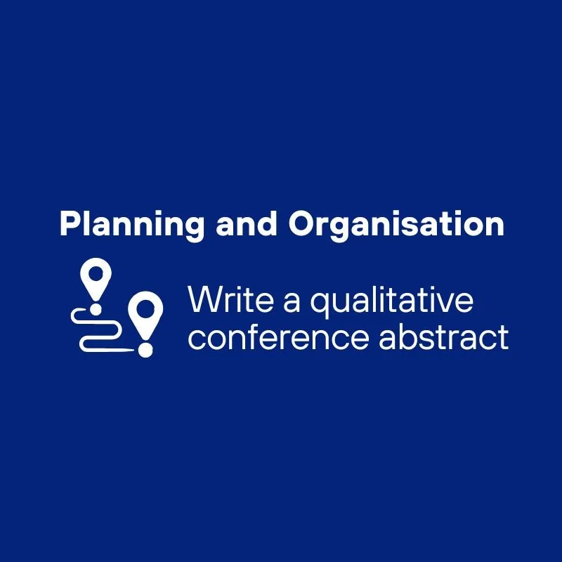 How to write a conference abstract for qualitative research