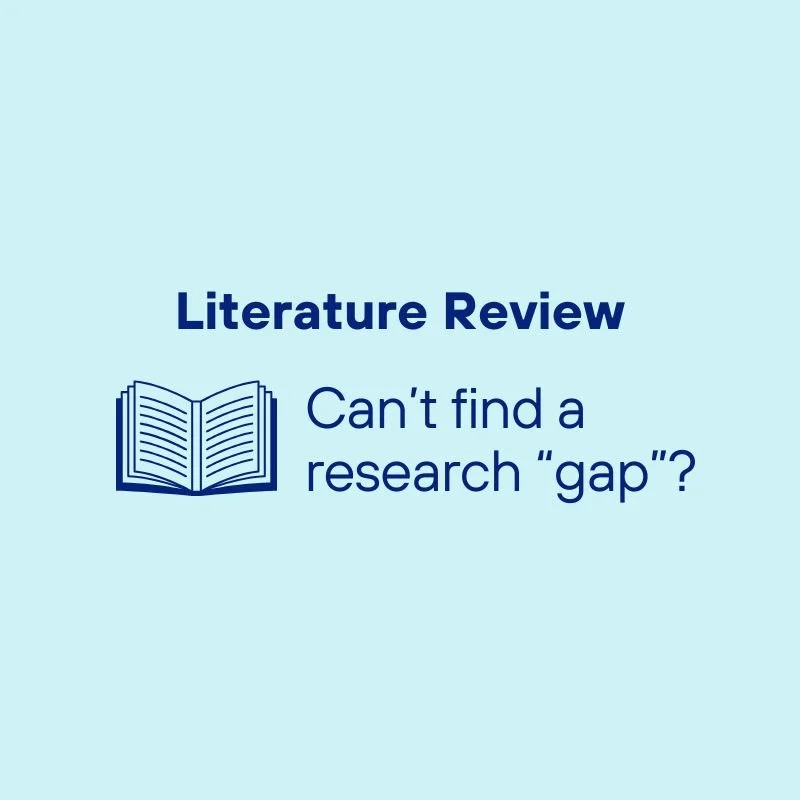 Research gaps in qualitative research: why it’s not really about “finding a gap”