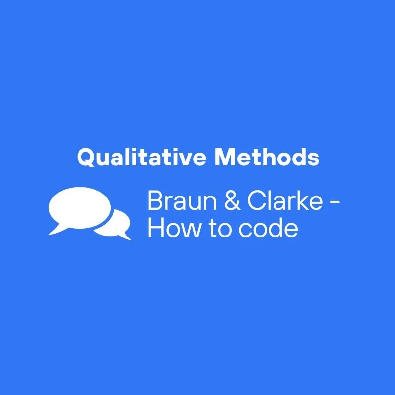 How to code qualitative data using Braun &amp; Clarke’s Reflexive Thematic Analysis (RTA)