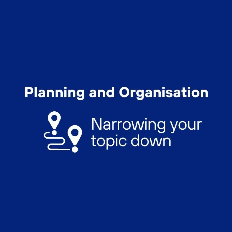 How to narrow your qualitative PhD topic without getting stuck - a clear approach using the PIC strategy (people, issue / interest, context)