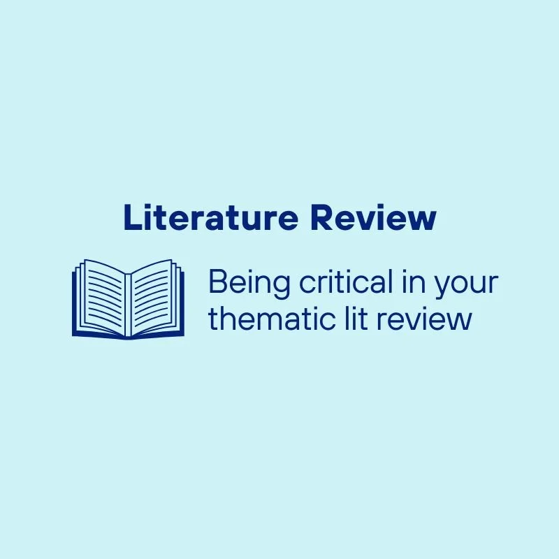 How to be more critical in a thematic literature review - a guide for qualitative researchers