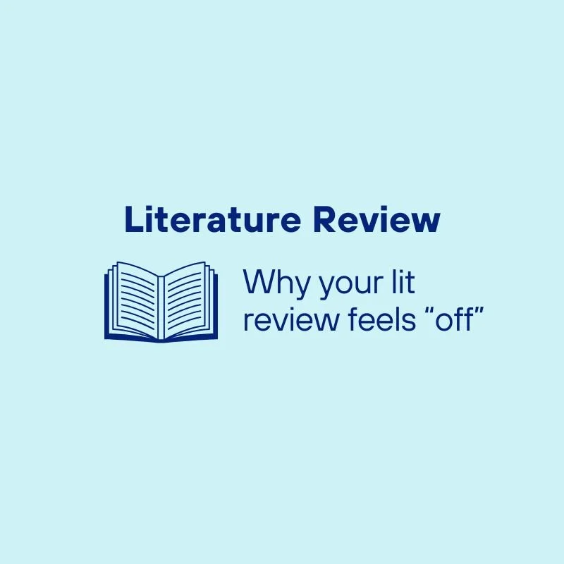 Why does my literature review feel disjointed after I’ve analysed my qualitative data?