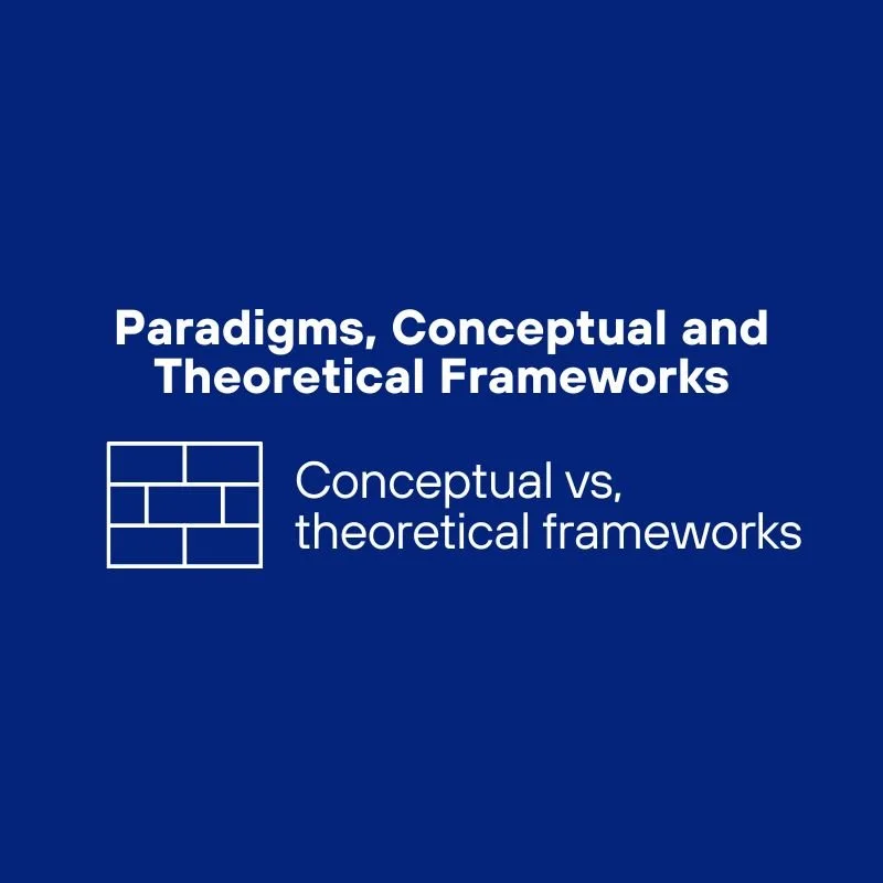Conceptual vs theoretical framework