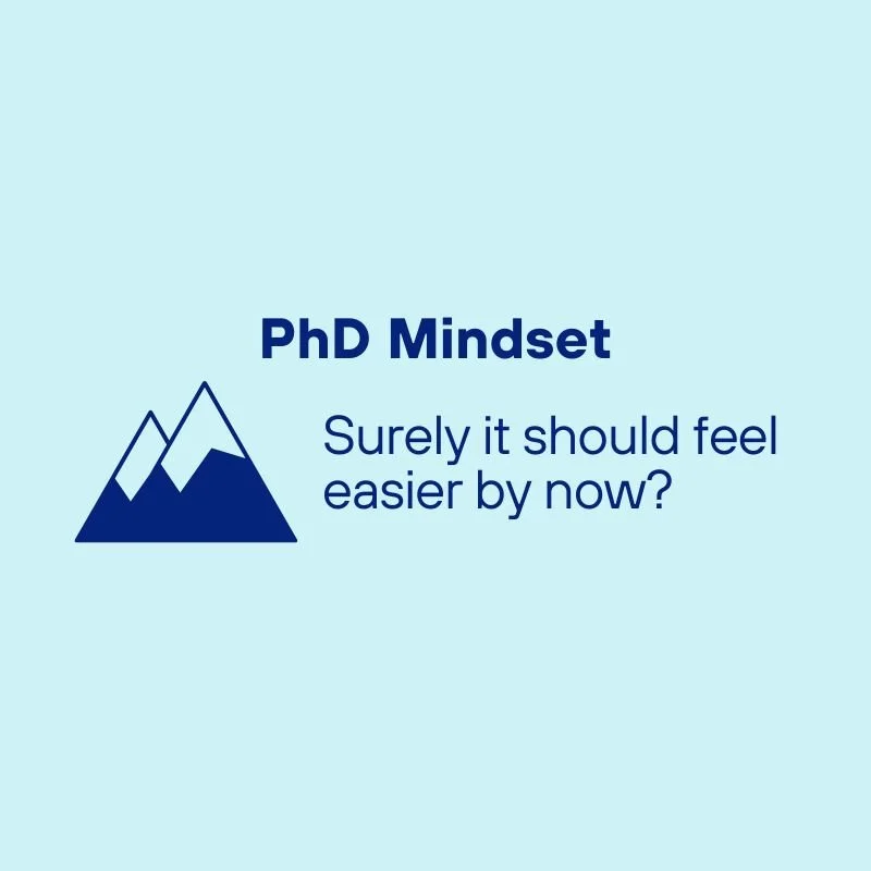 Why the PhD often gets harder after you become more knowledgeable