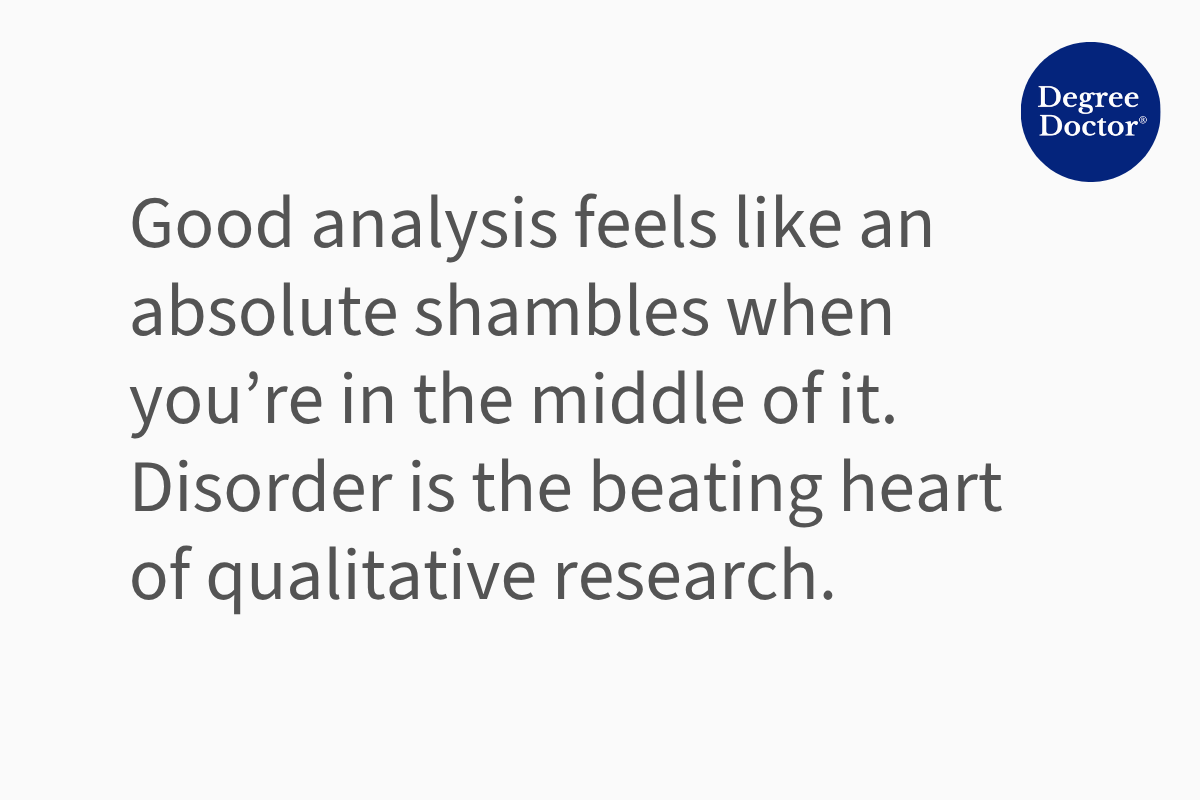 quote - what qualitative analysis feels like