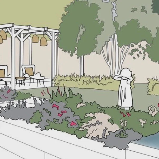 Can&rsquo;t wait for my latest &lsquo;hide-and-seek&rsquo; garden design in Cheltenham to become a reality #cotswoldgardenstudio #gardendesign #gardendesigncheltenham #gardendesigncotswolds #familygarden #hideandseek