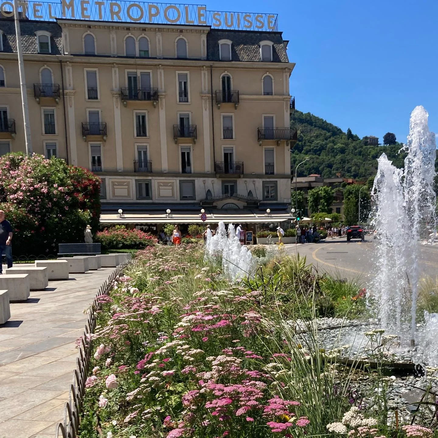 It should come as no surprise that the Italians can nail beautiful street planting #como #gardendesign #urbanplanting #lagodicomo #cotswoldgardenstudio