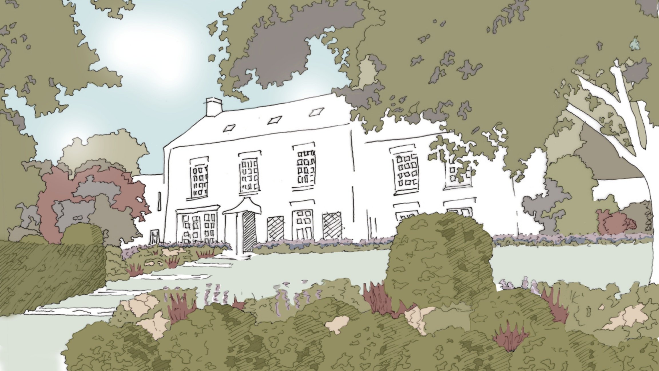 Traditional cotswold garden