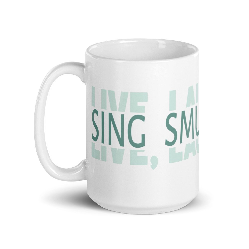 Sing, Smudge, Snag Mug — Fishbear Studios