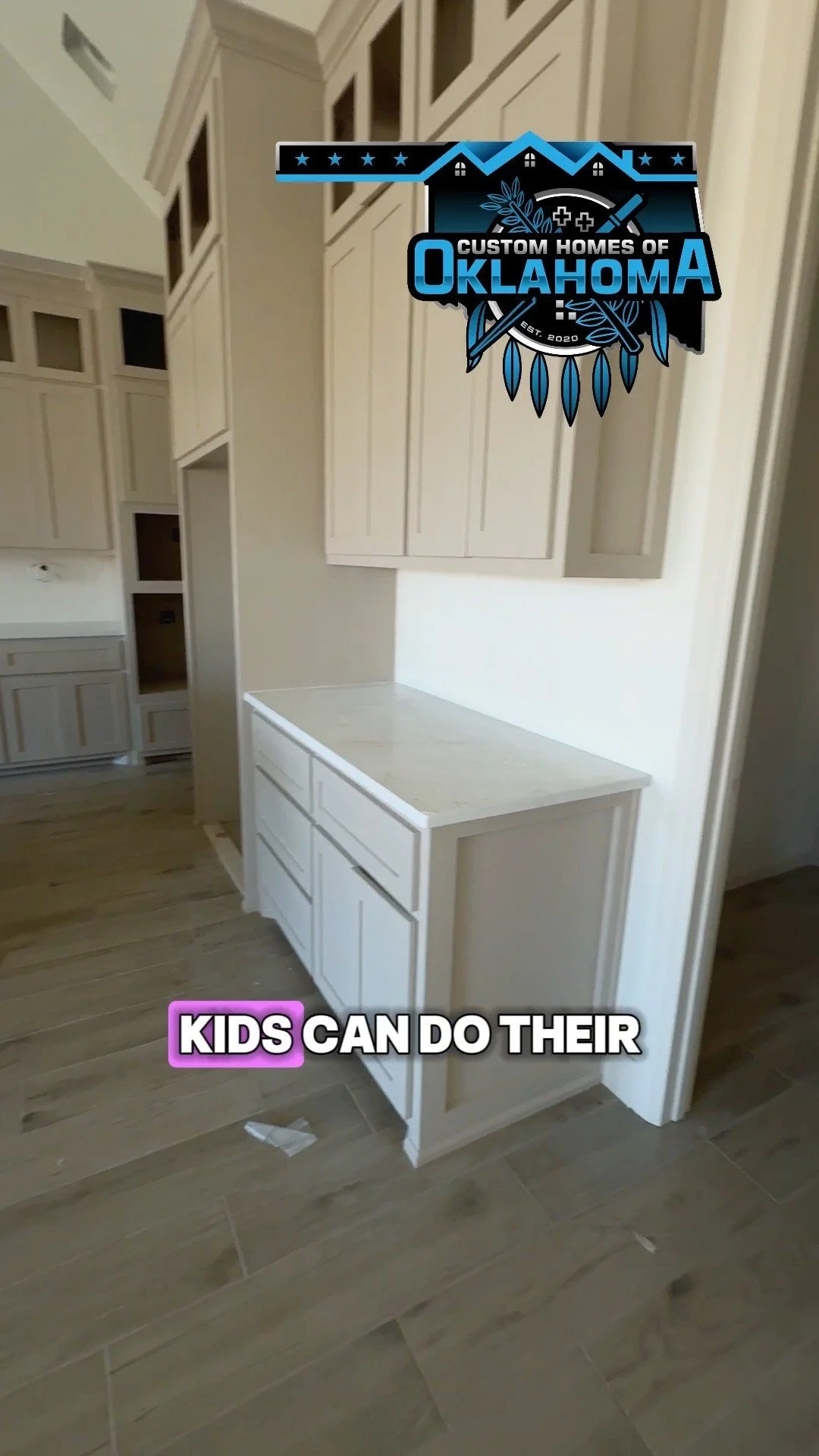 Have you tried everything, but your kid still won't get their homework done? Maybe they need this pocket office! *do not lock your children inside*
We love this bonus space included in this home that is almost completed in Blanchard, OK!
Check out