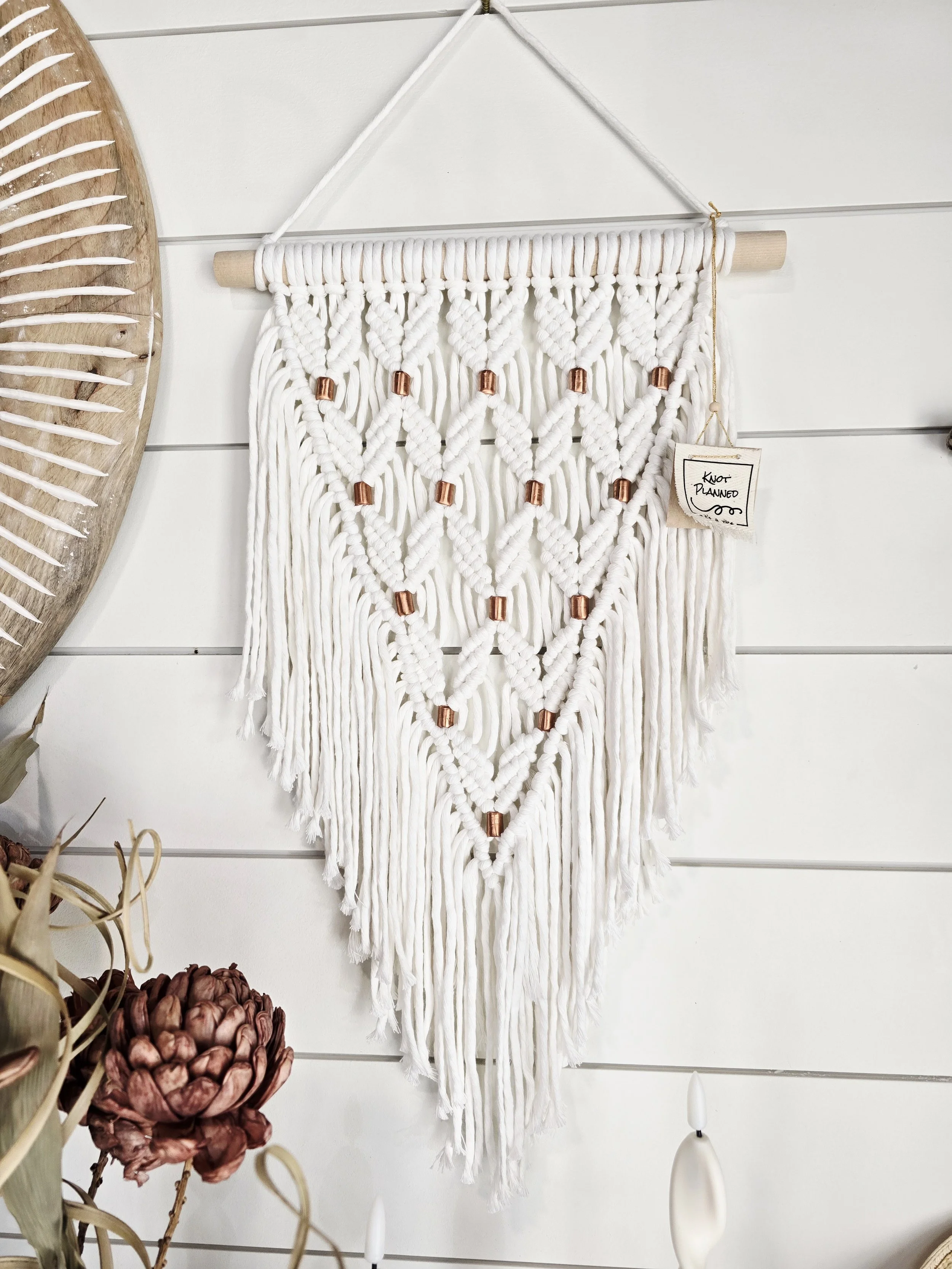 Grid Locked | Chevron Weave Wall Hanging