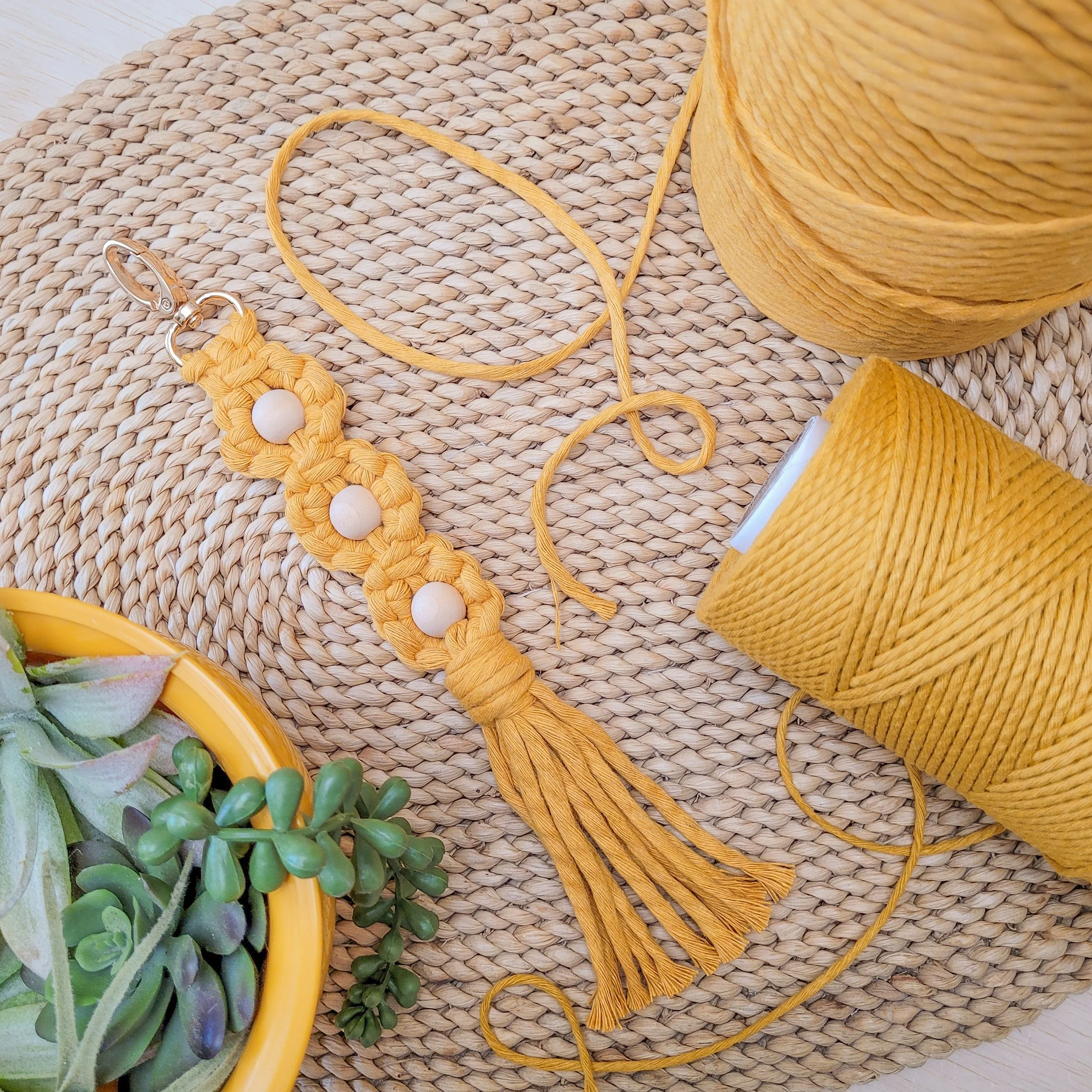 Little Knotty — Triple Flower Key Chain