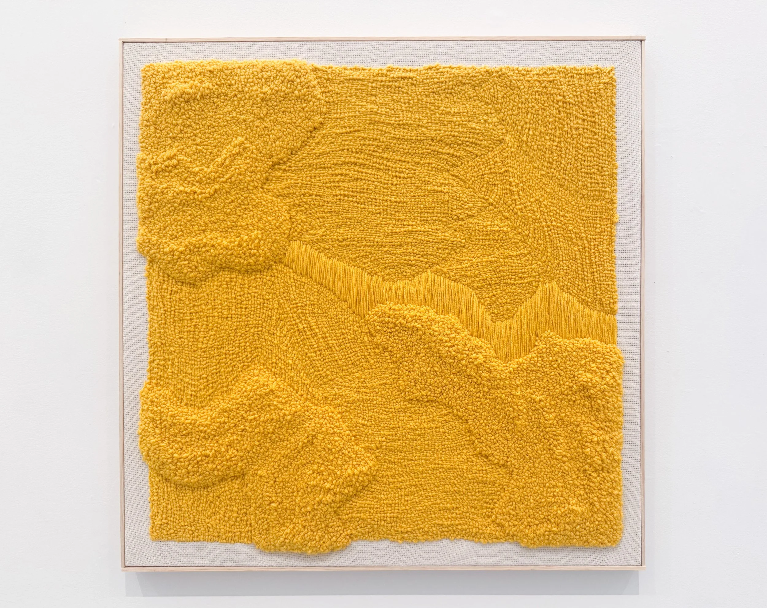 Relief Map Yellow No. 2 •
Acrylic Yarn •
30 x 30" 