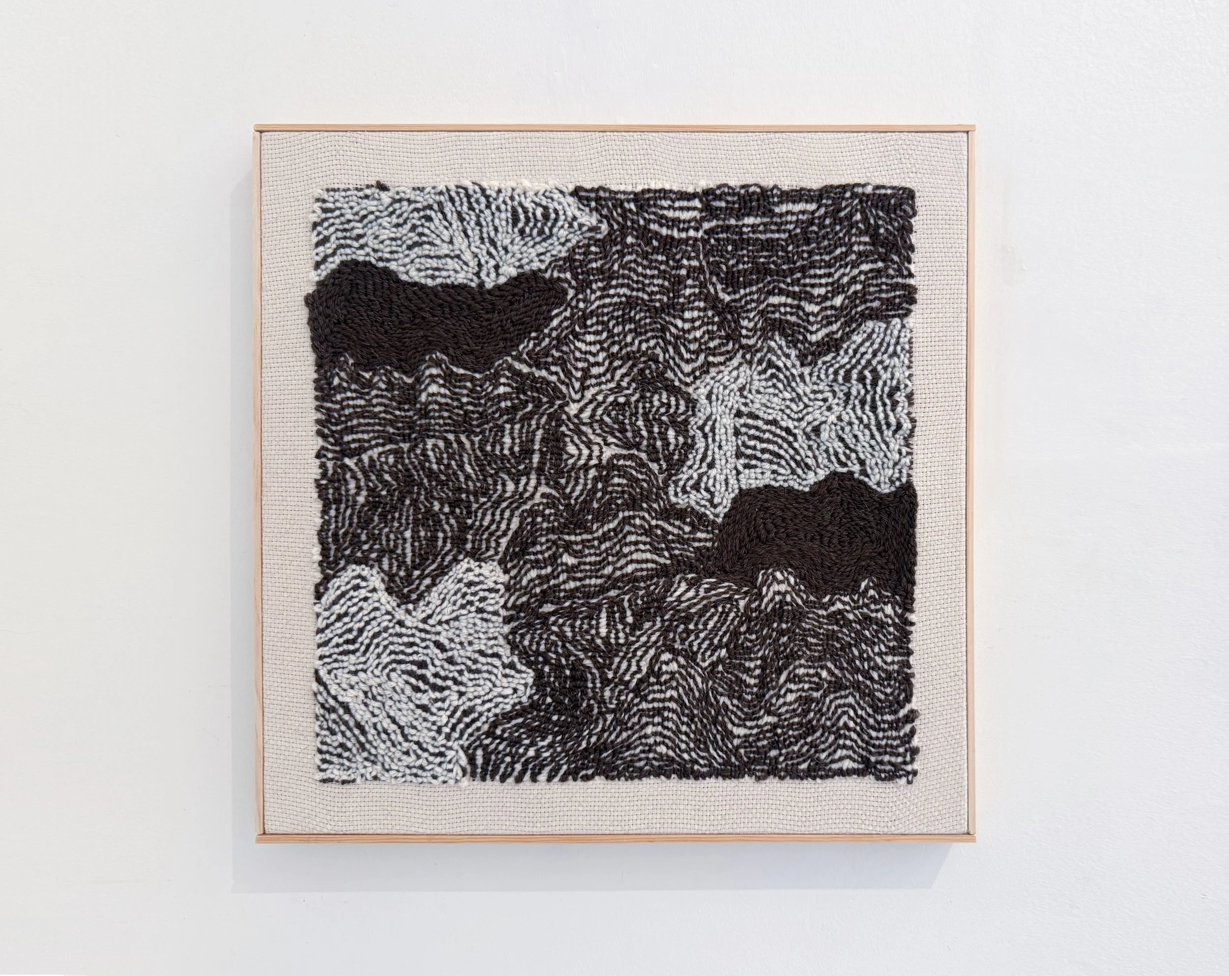 Relief Map Brown No. 2 •
Wool and Acrylic Yarn •
20 x 20" 