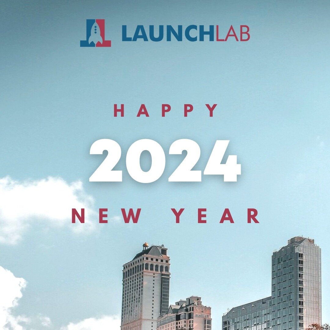 Happy 2024 from us at Launch Lab! 🎉⁠
⁠
A new year is the perfect opportunity to set new goals and broaden the scope of your business. Our team of advisors are here to help you!