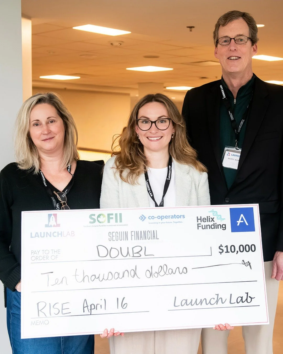 Last month, six incredible companies took the stage at RISE 2026, and one of them left with $10,000 and a whole lot of momentum.

We want to say another big congratulations to @mydoubl, our RISE 2026 winner.

DOUBL uses 3D body scanning to create a f