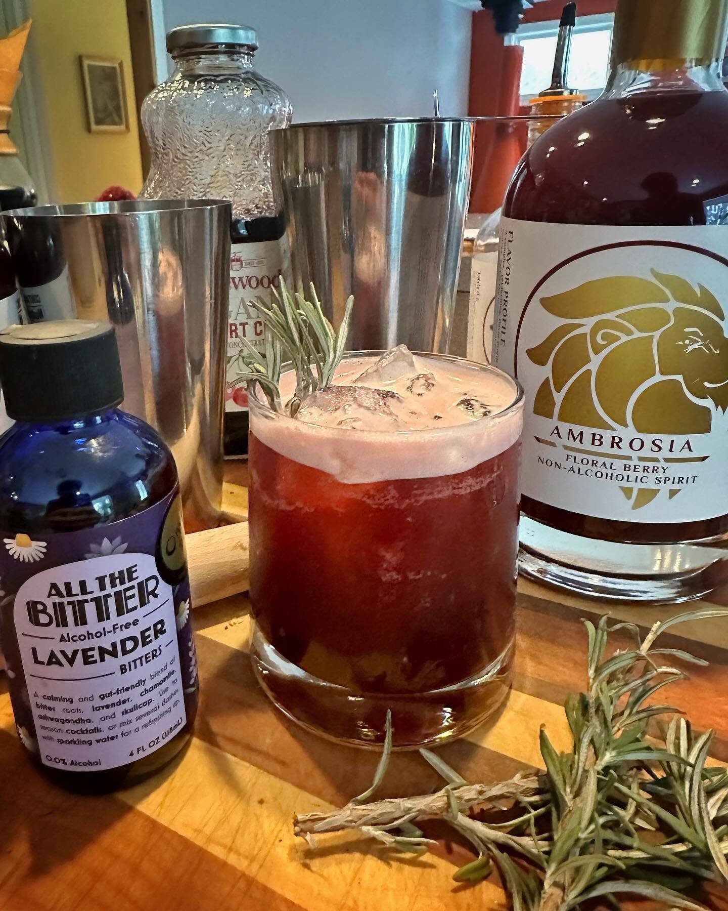 &ldquo;Oh She&rsquo;s Tasty!&rdquo;

This delightful cocktail is perfect at night as the tart cherry juice shines through (and is known as a great sleep aid). The raspberries, rosemary and lavender add inviting layers of flavors into this crowd pleas