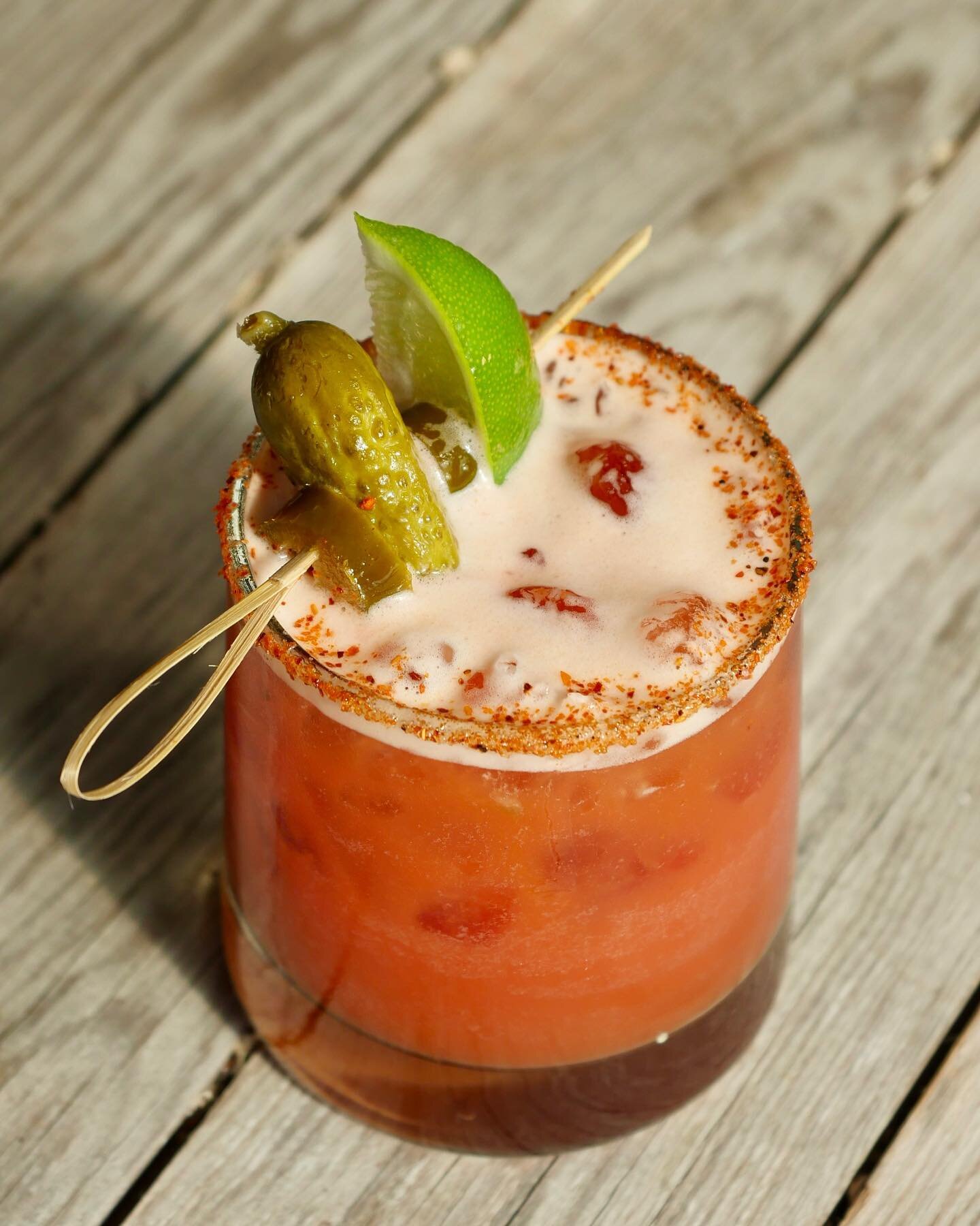 Happy Hump Day y&rsquo;all!

Time to RISE &amp; BRINE!

That&rsquo;s right, our first official take on a Bloody Mary has arrived and it&rsquo;s damn good (we polled exactly one person outside of us).

We love a good savory cocktail and none more then