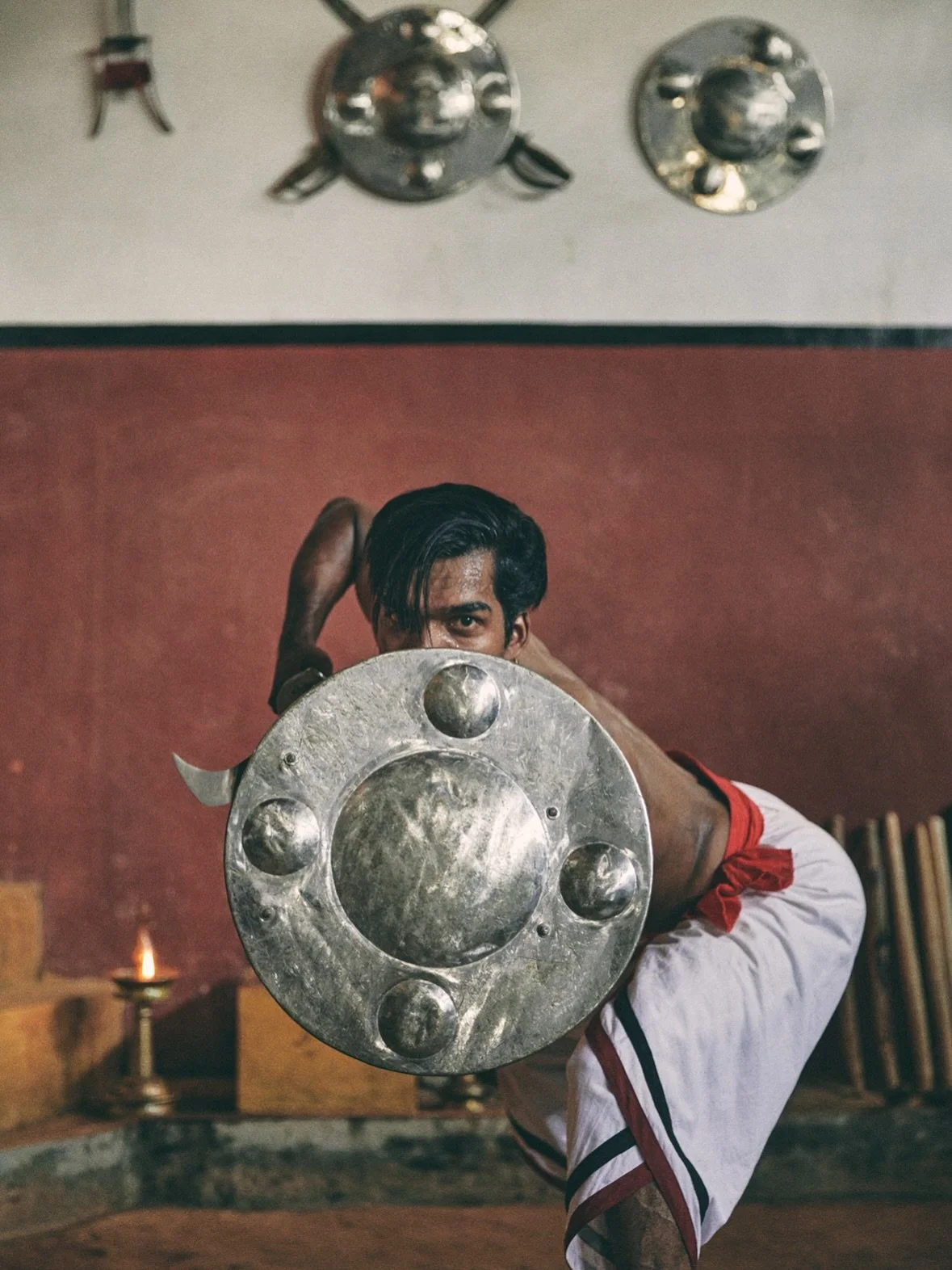 The ancient martial art of Kalaripayattu photographed in Kerala, India with our friends at Hanah Life.

Dating back over 3,000 years, this is believed to be one of the world&rsquo;s oldest fighting systems. The name itself tells the story: &ldquo;Kal