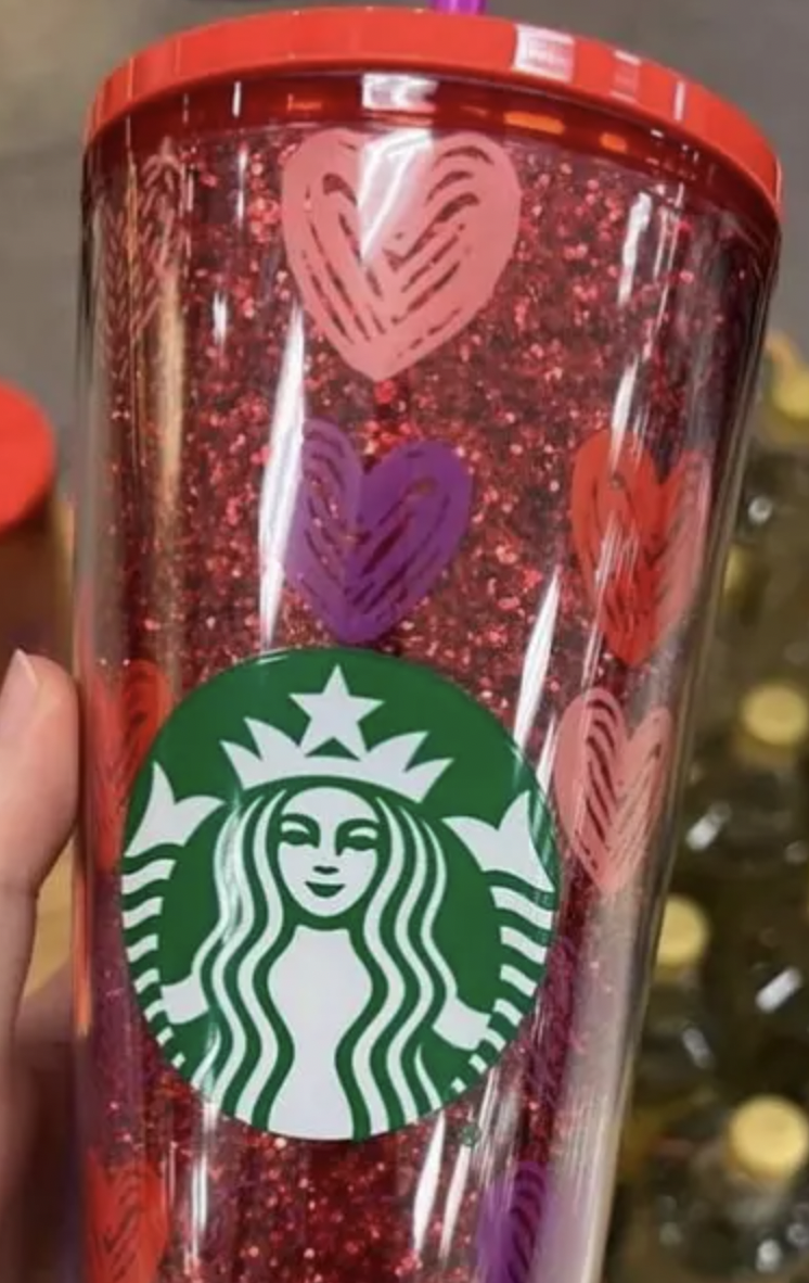 New Starbucks Valentine Cups