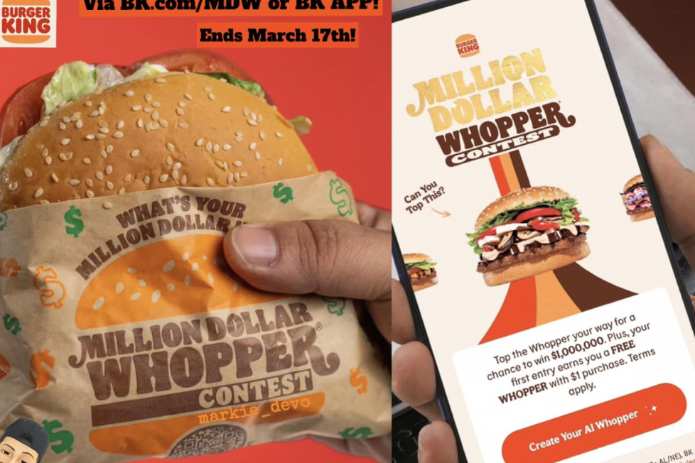 Burger King Million Dollar Whopper Sweeps — SavingsMania