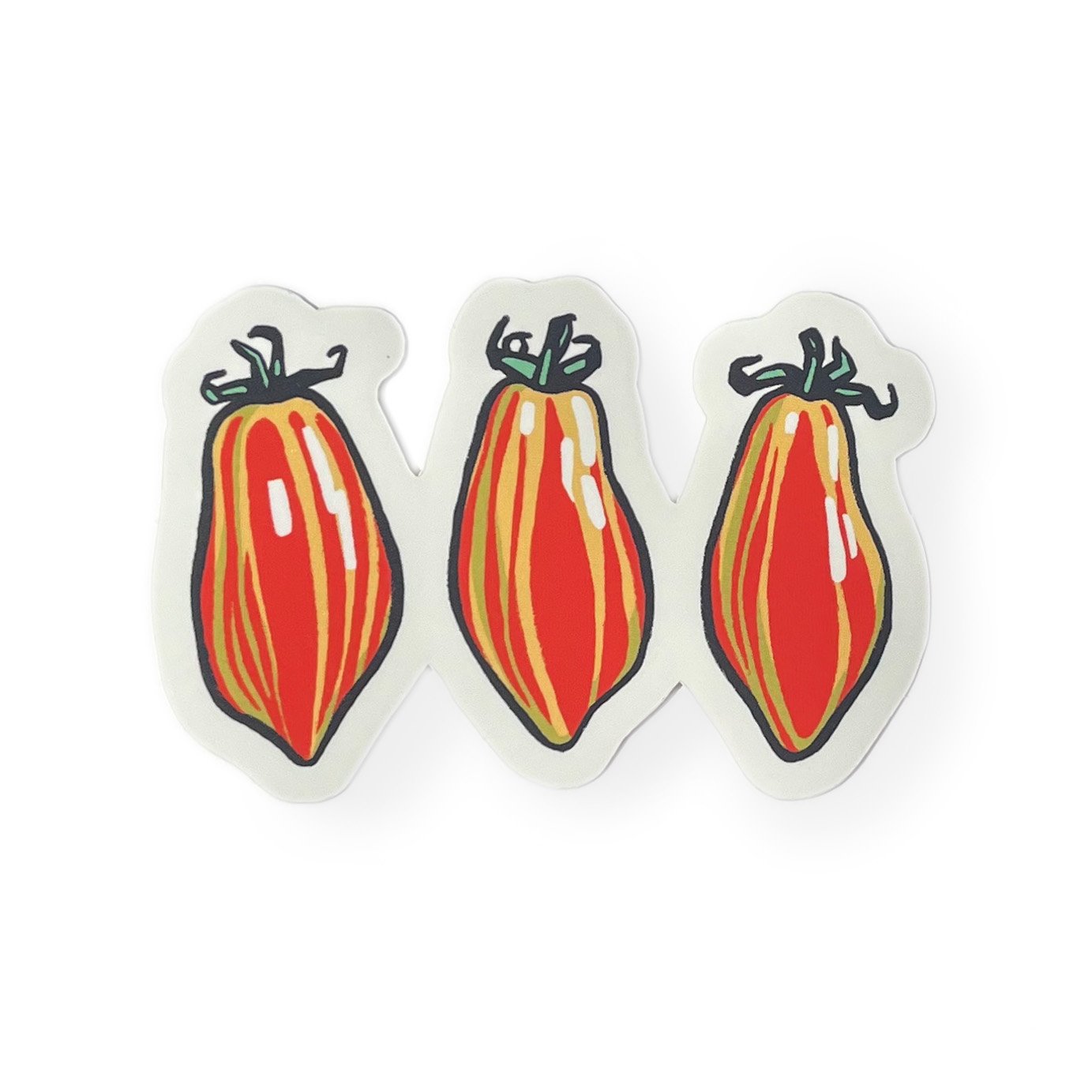 Three Tomatoes Sticker