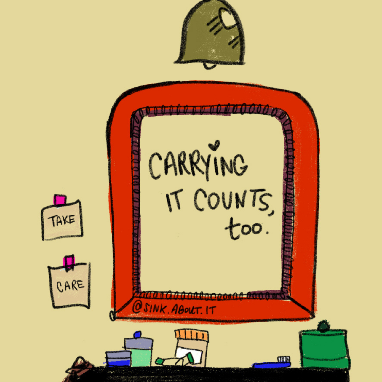 Carrying It Counts Wallpaper