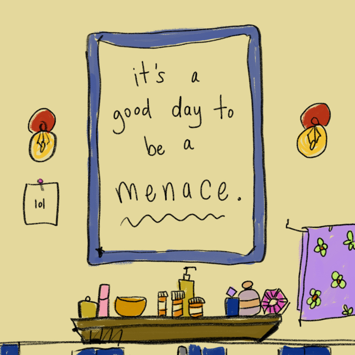 Be a Menace 4x6 File