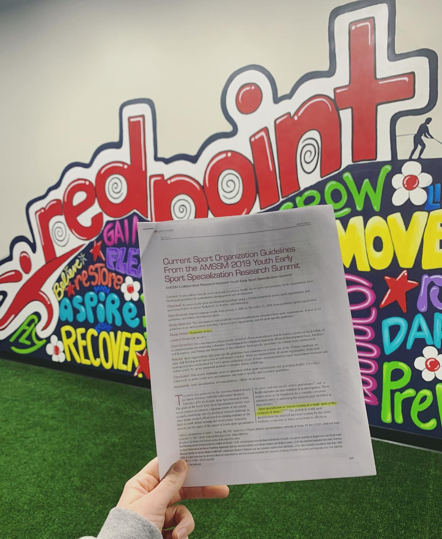 Is there a risk of being a single sport youth athlete? Maybe! 

This review from the ASMM concludes that there are not specific guidelines in place to help measure how young is &ldquo;too young&rdquo; to specialize in sport and what the risks are of 