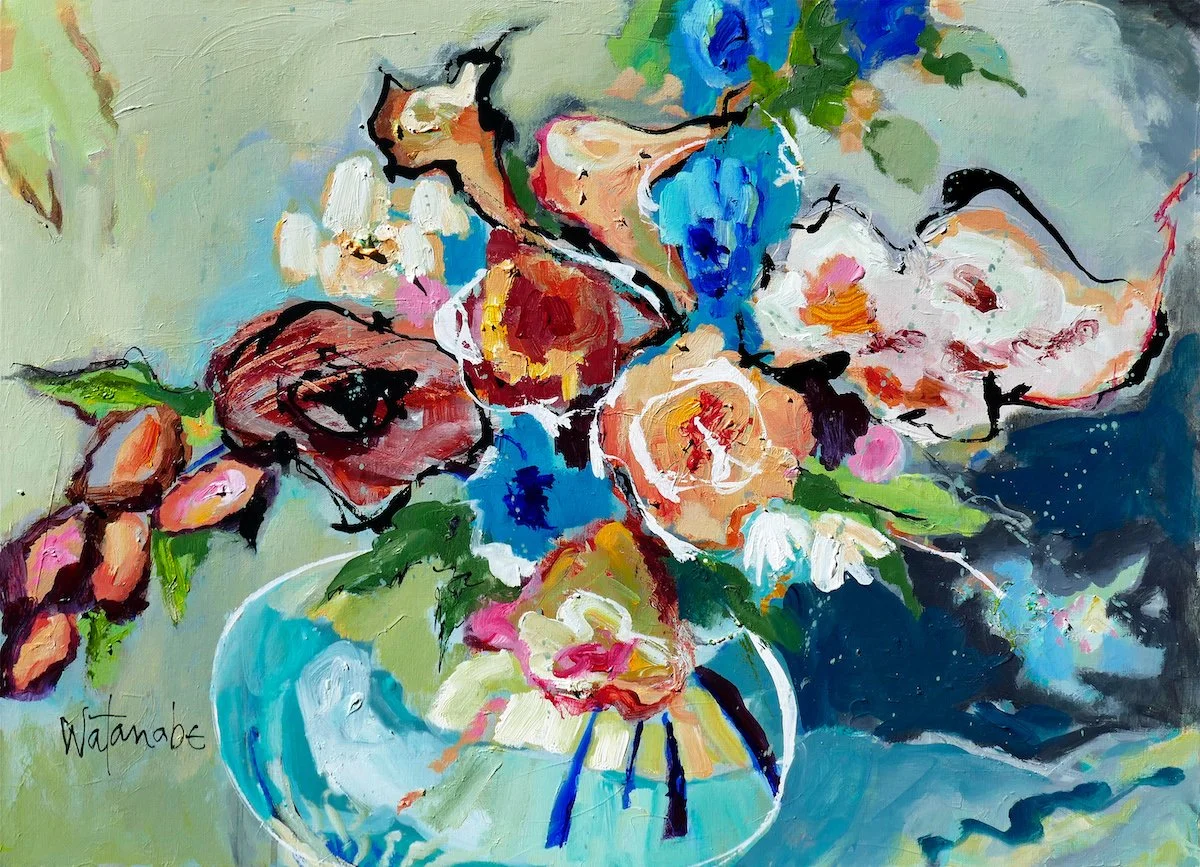 Flowers in Flight Placemat - Carole Watanabe (Copy)
