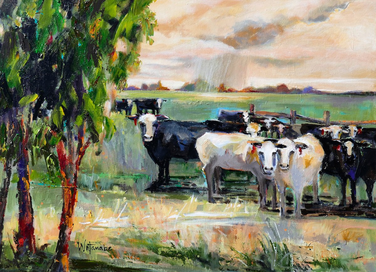 Grazing West County Placemat - Carole Watanabe