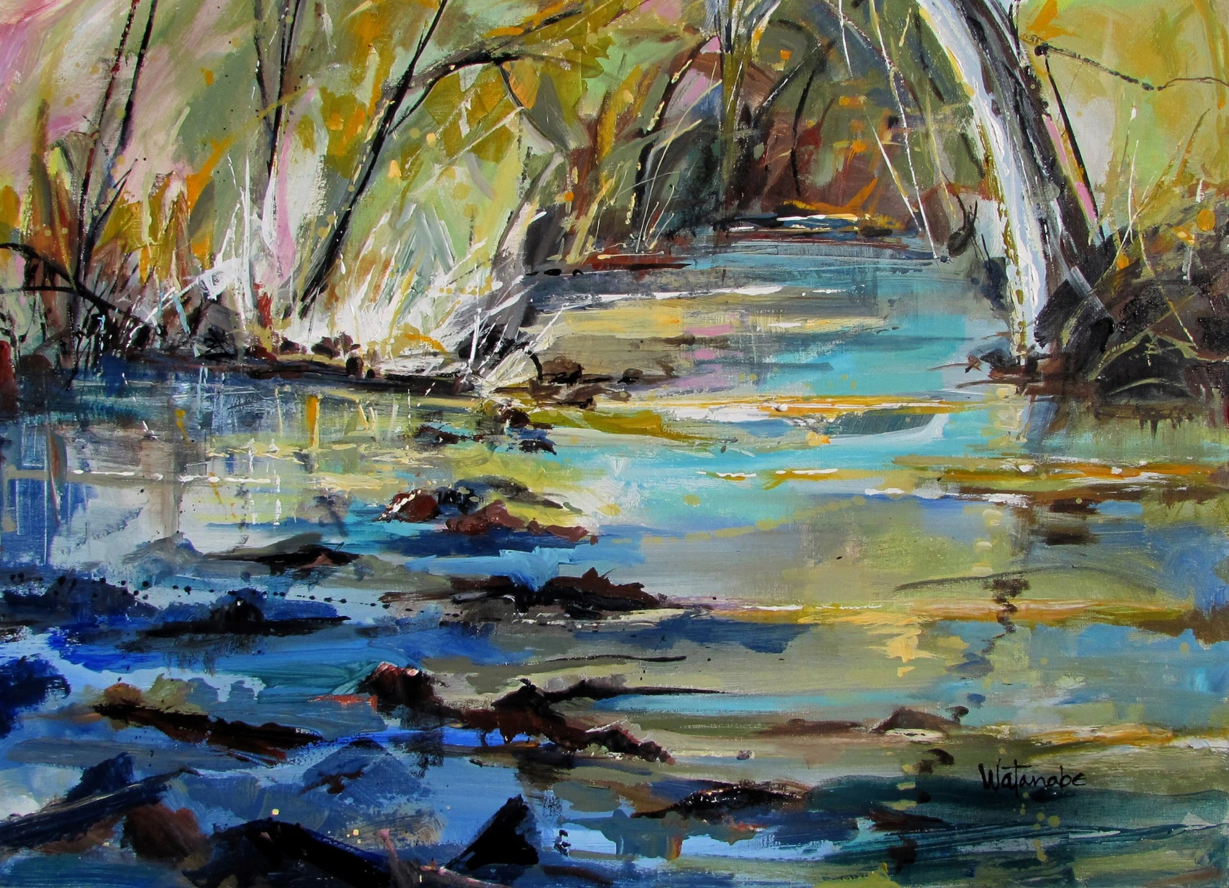 Poetic Place Placemat - Carole Watanabe