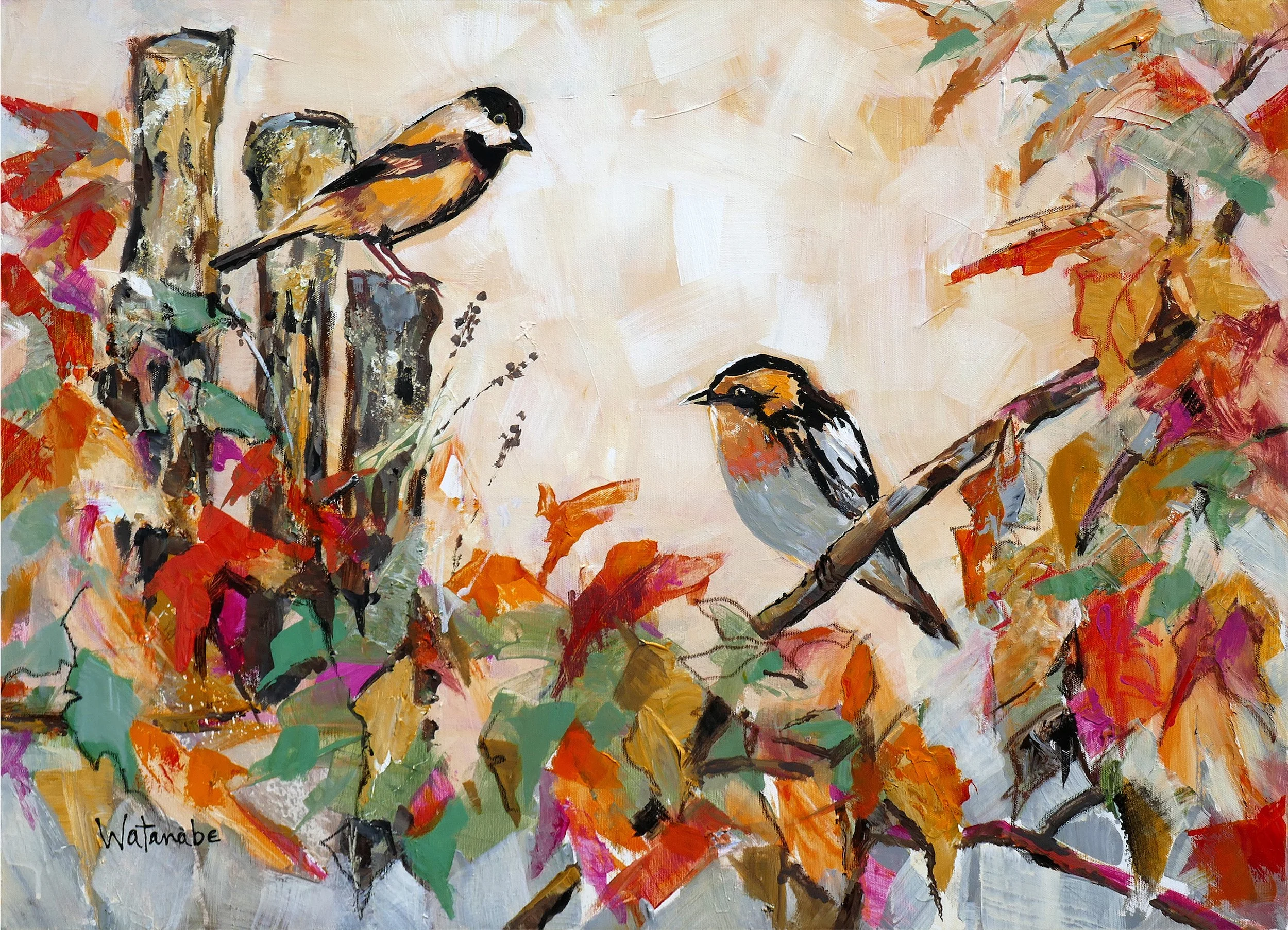 Enchanting Birds Placemat - Carole Watanabe