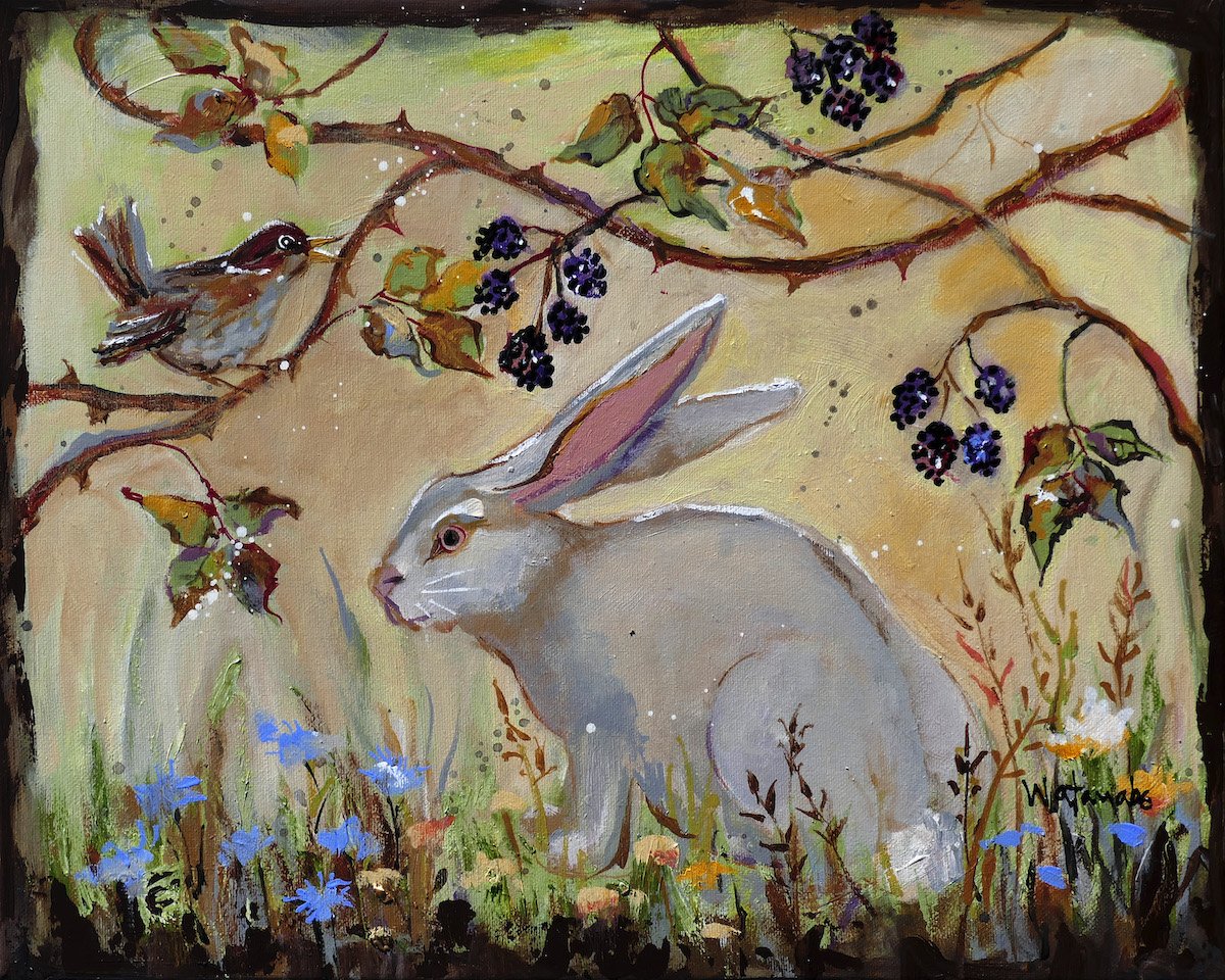 Bunny in the Briar Patch -  Carole Watanabe