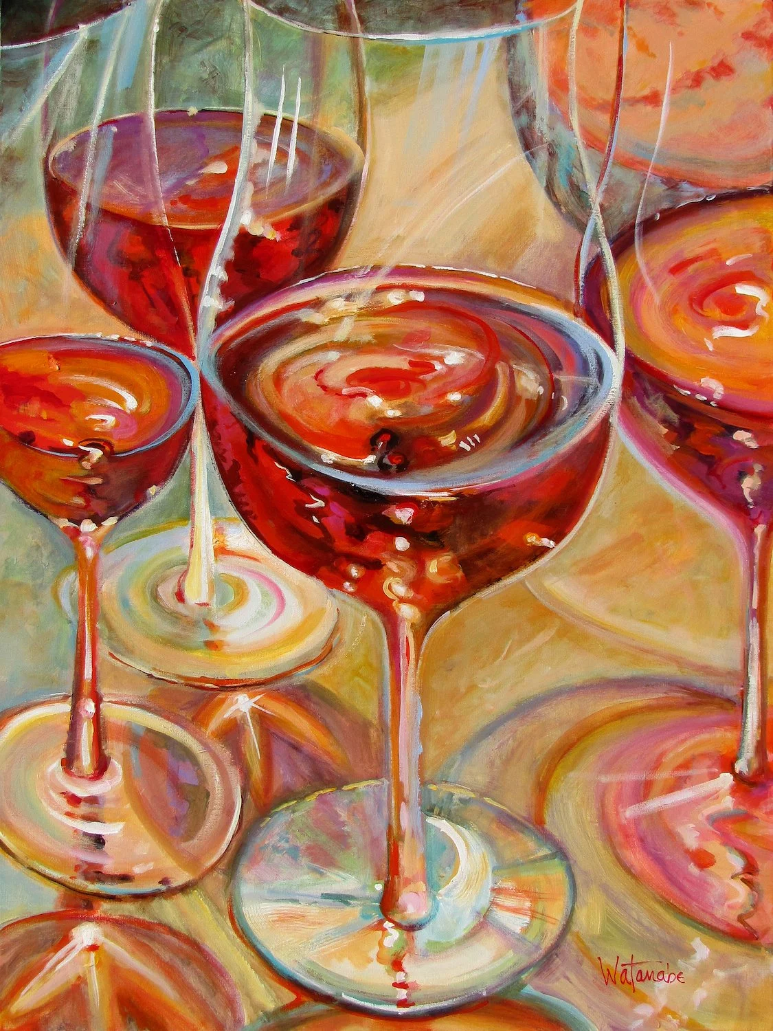 Full Bodied Reds, 40x30, $950