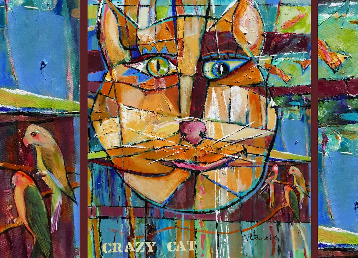 Crazy Cat - Carole Rae Watanabe